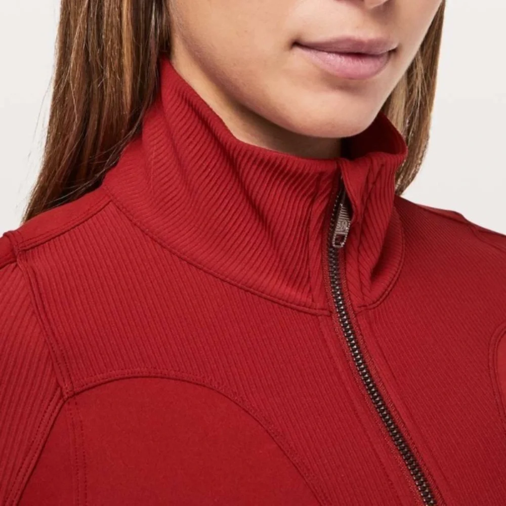 Lululemon Movement To Movement Jacket Dark Sport Red size 4